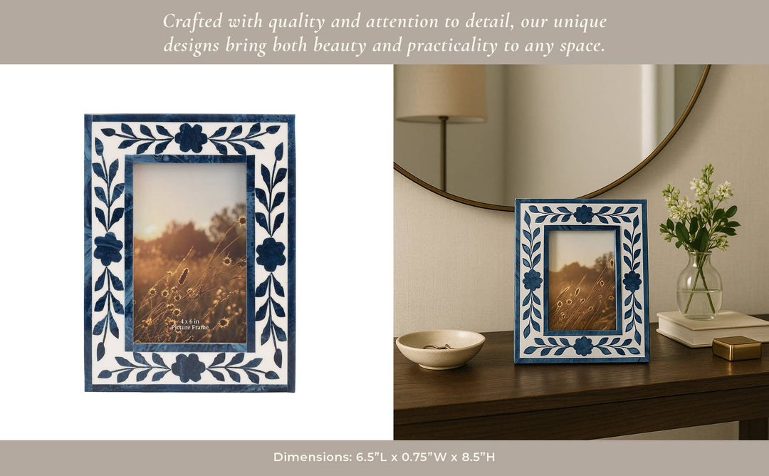 Wood Floral Petals Frame