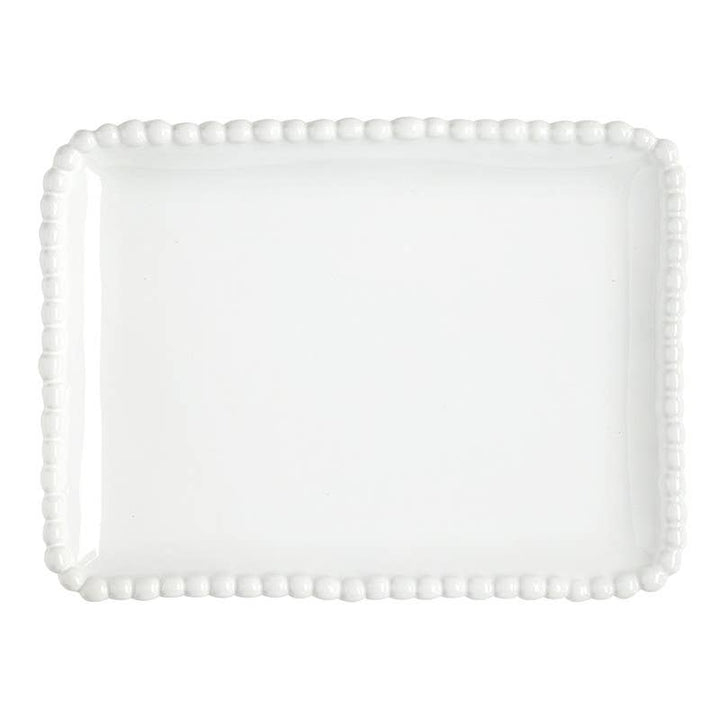 Ceramic Beaded Small Platter
