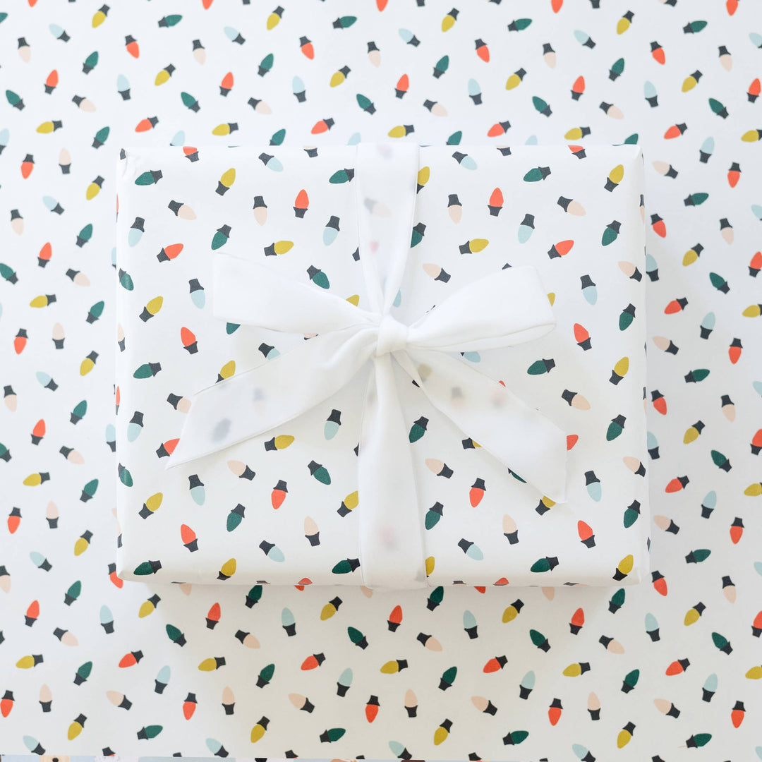Holiday Lights Wrapping Paper Continuous Roll
