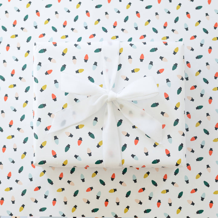 Holiday Lights Wrapping Paper Continuous Roll