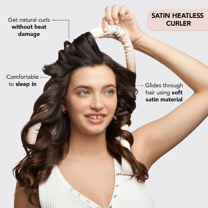 Tie Dye Satin Heatless Curling Set
