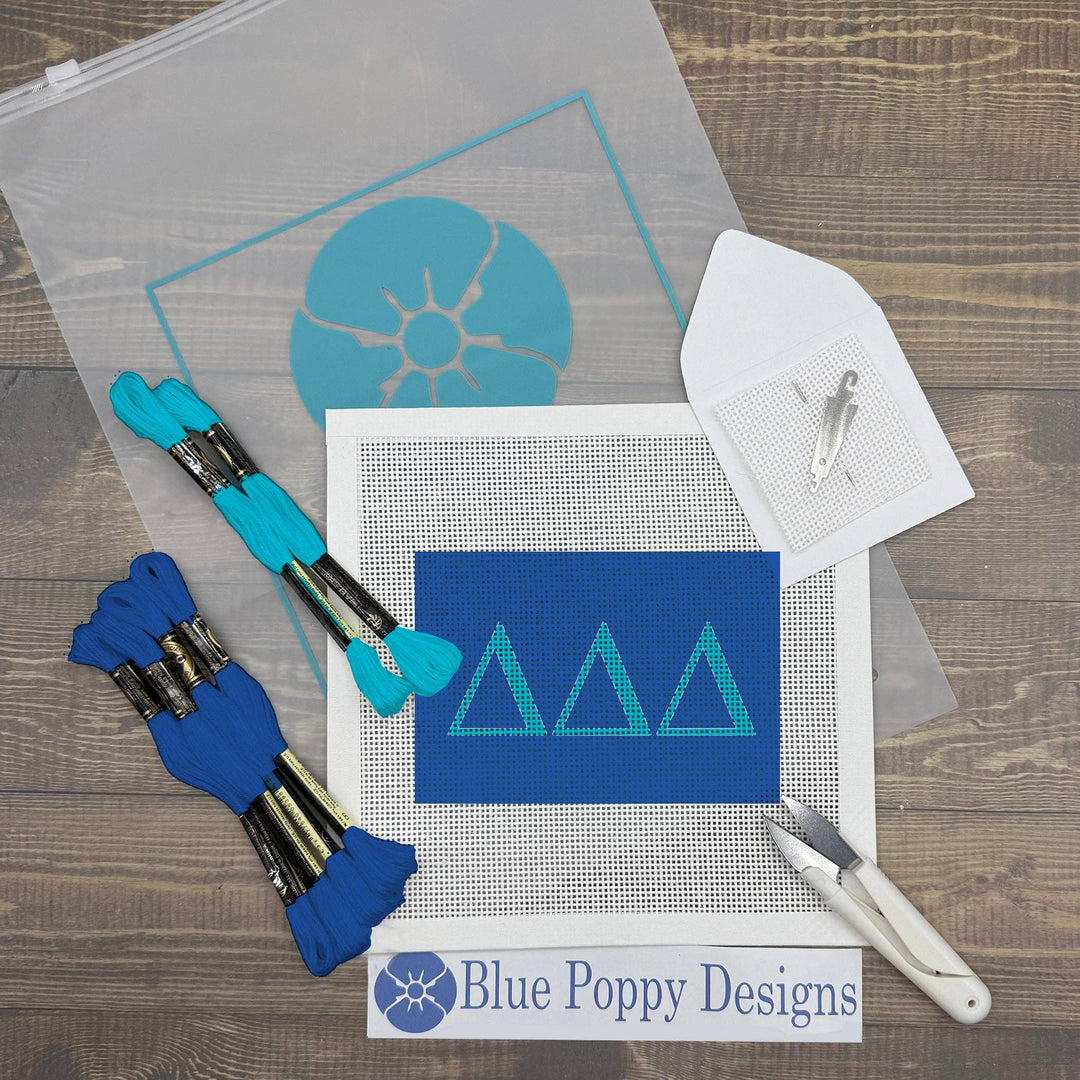 Delta Delta Delta Needlepoint Kit