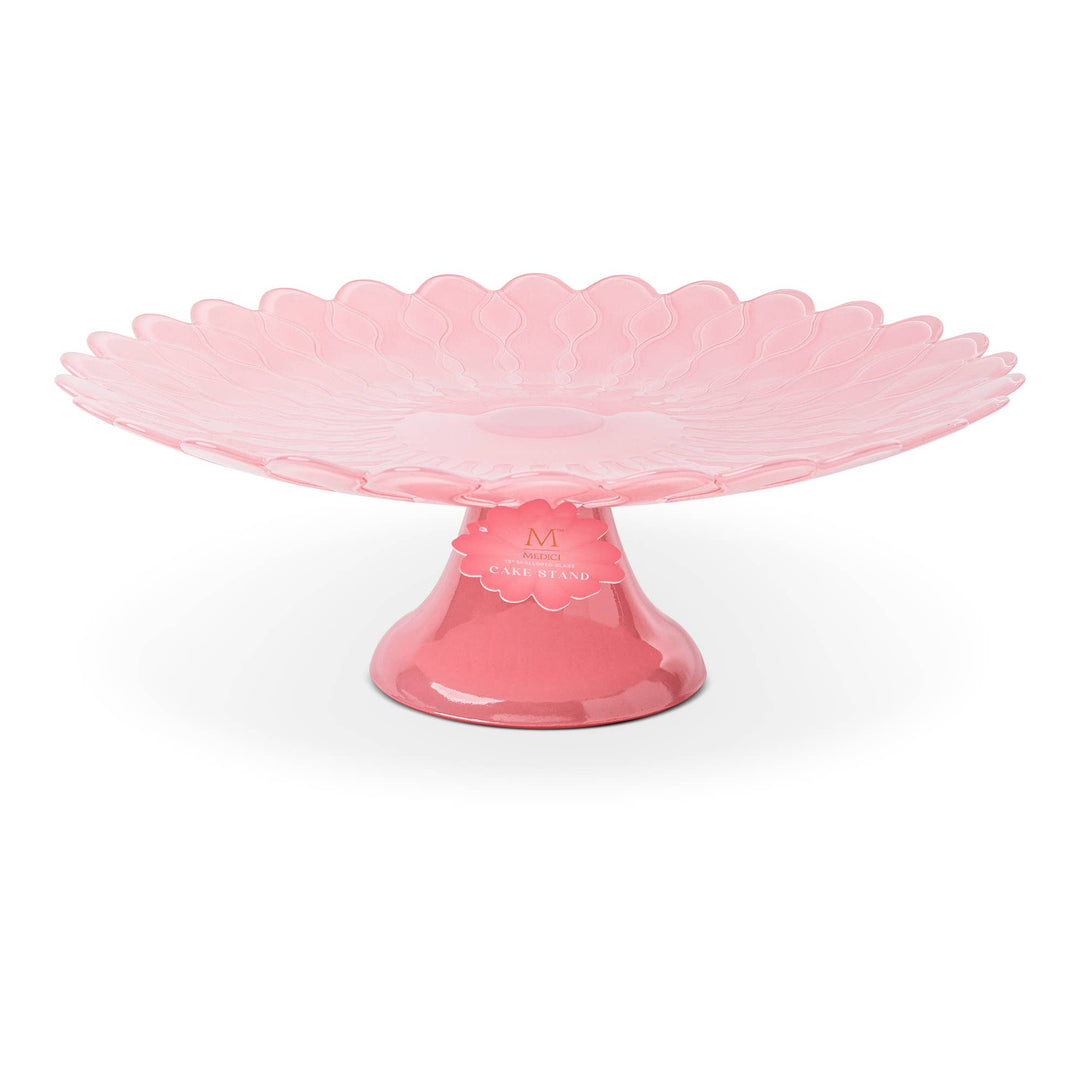 Scalloped Daisy Cake Stand