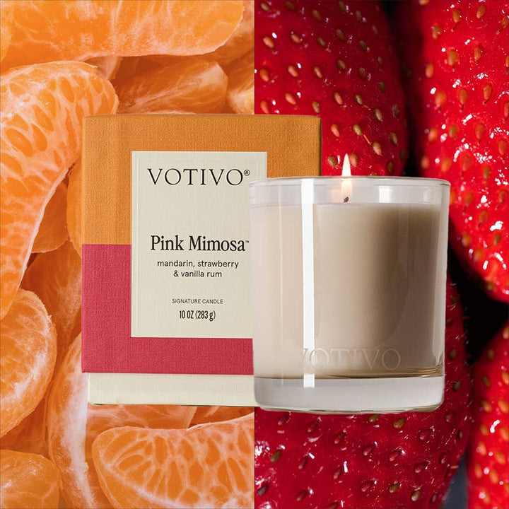 Pink Mimosa 10 oz. Signature Candle