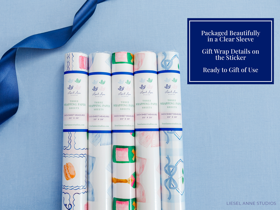 Blue Nutcracker Gift Wrap
