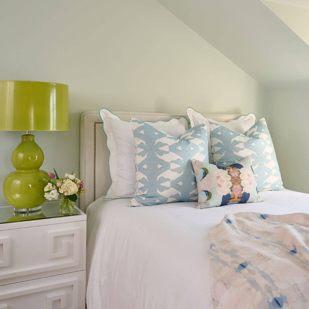 Palm Mist Decorative Pillow