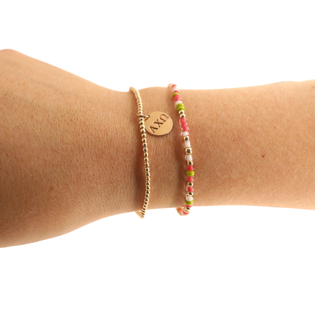 Alpha Chi Omega Bracelet Stack