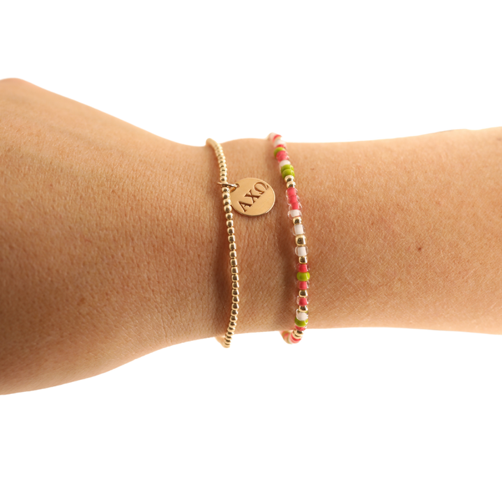 Alpha Chi Omega Bracelet Stack