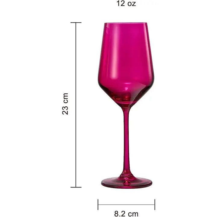 Pink Wine Glass