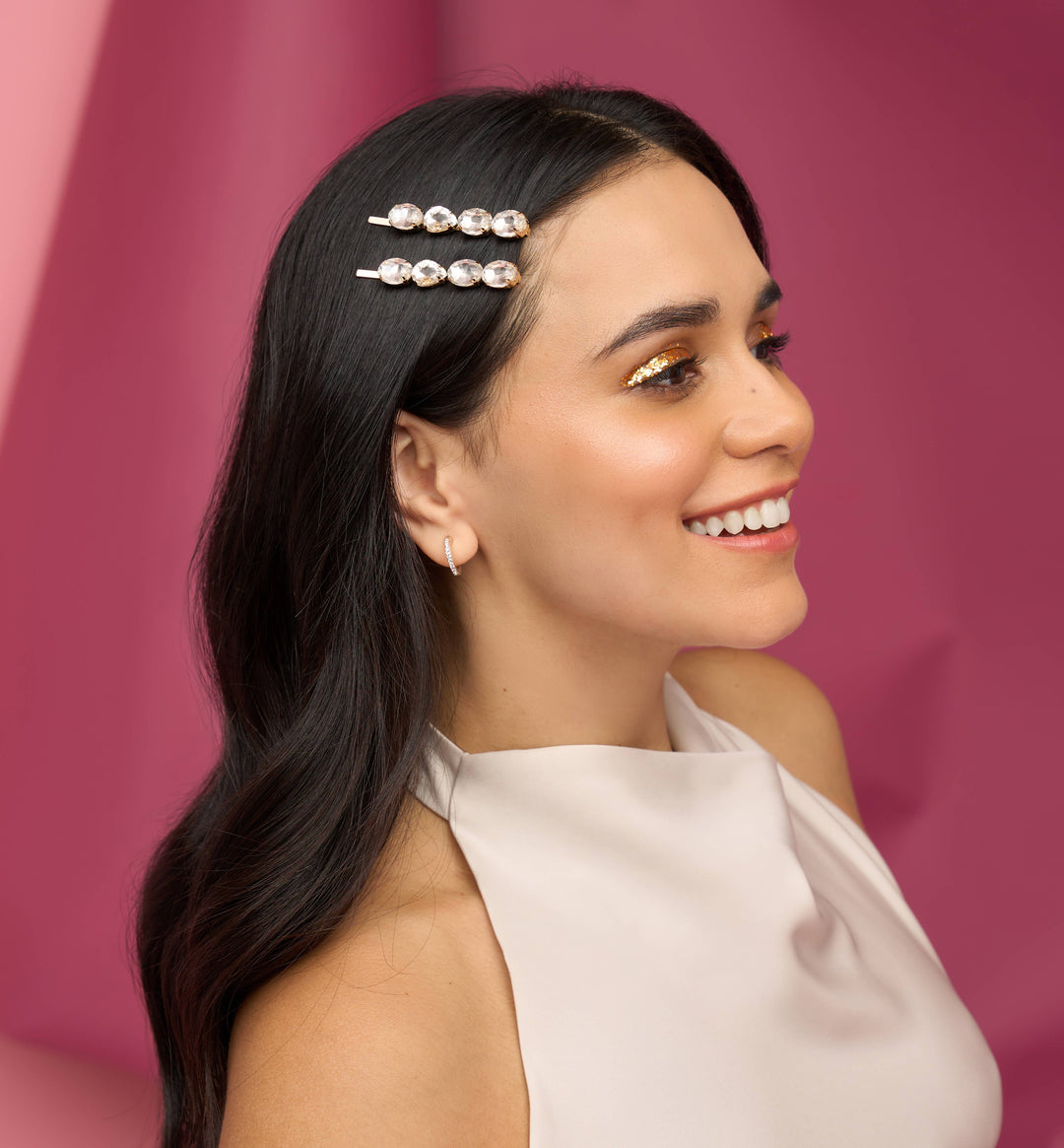 Holiday Gemstone Bobby Pins