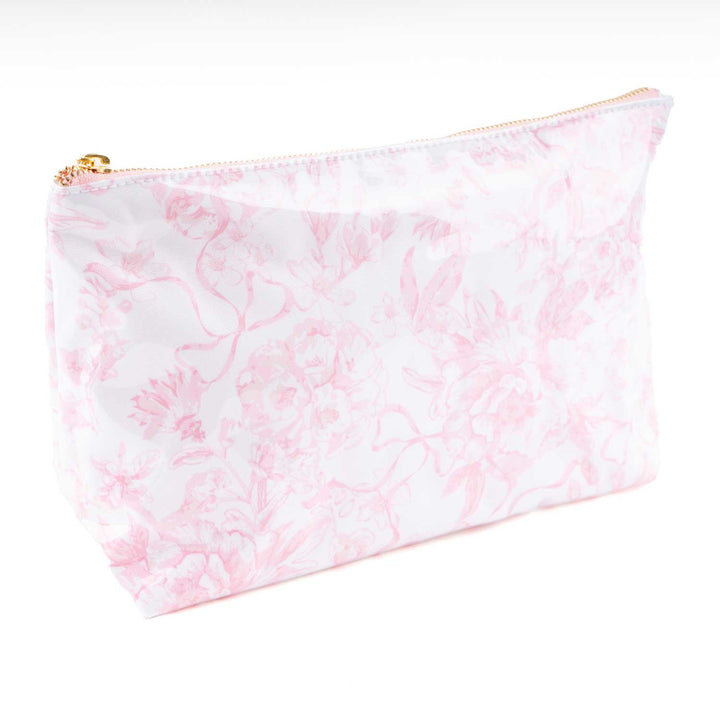 Pink Bow Cosmetic Case