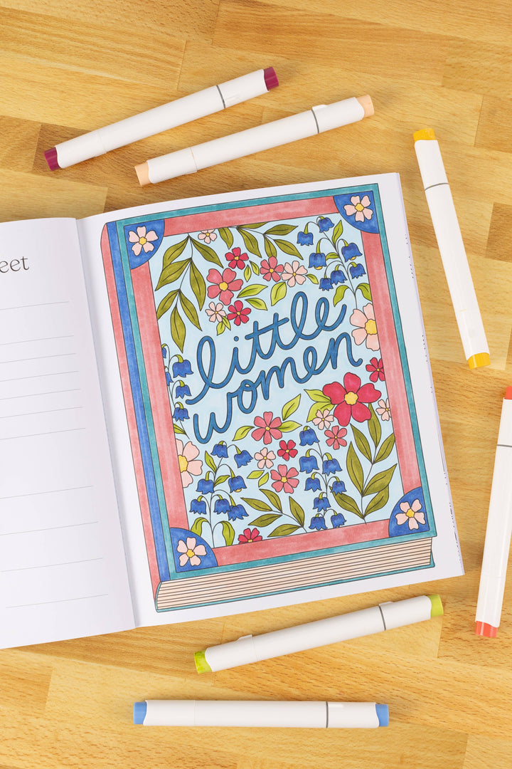 All Booked Up Coloring Book