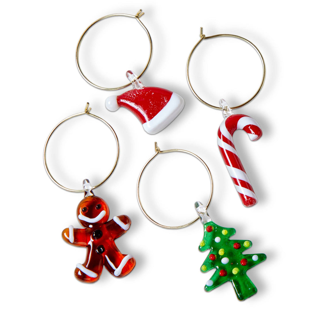 Holiday Cheer Wine Charms