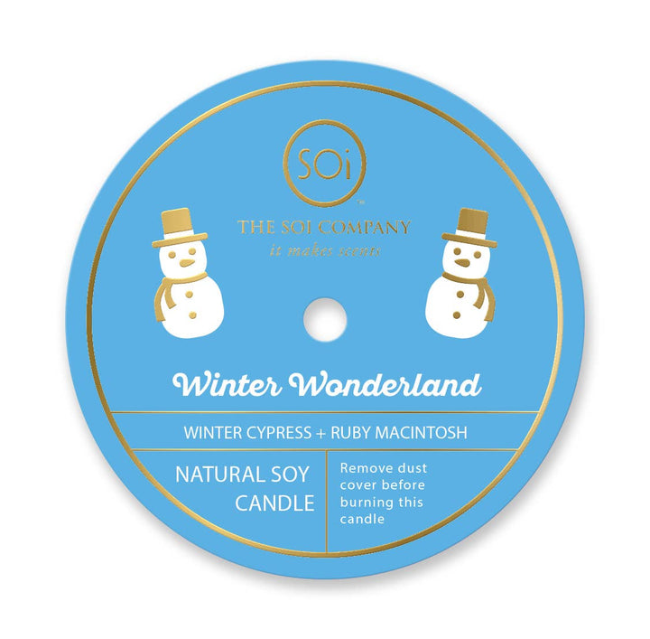 Snowman Icon Candle