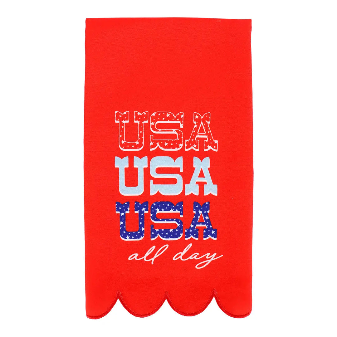 Oh My Stars Red White and Food USA All Day 4th of July Fourth of July Tea Towels Celebration America American Red White and Blue