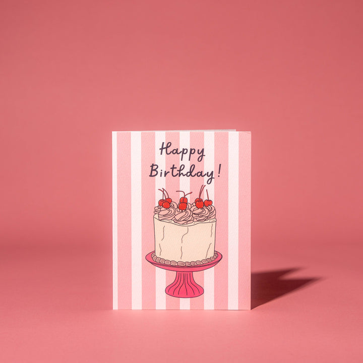 Cherry Cheese Cake Card