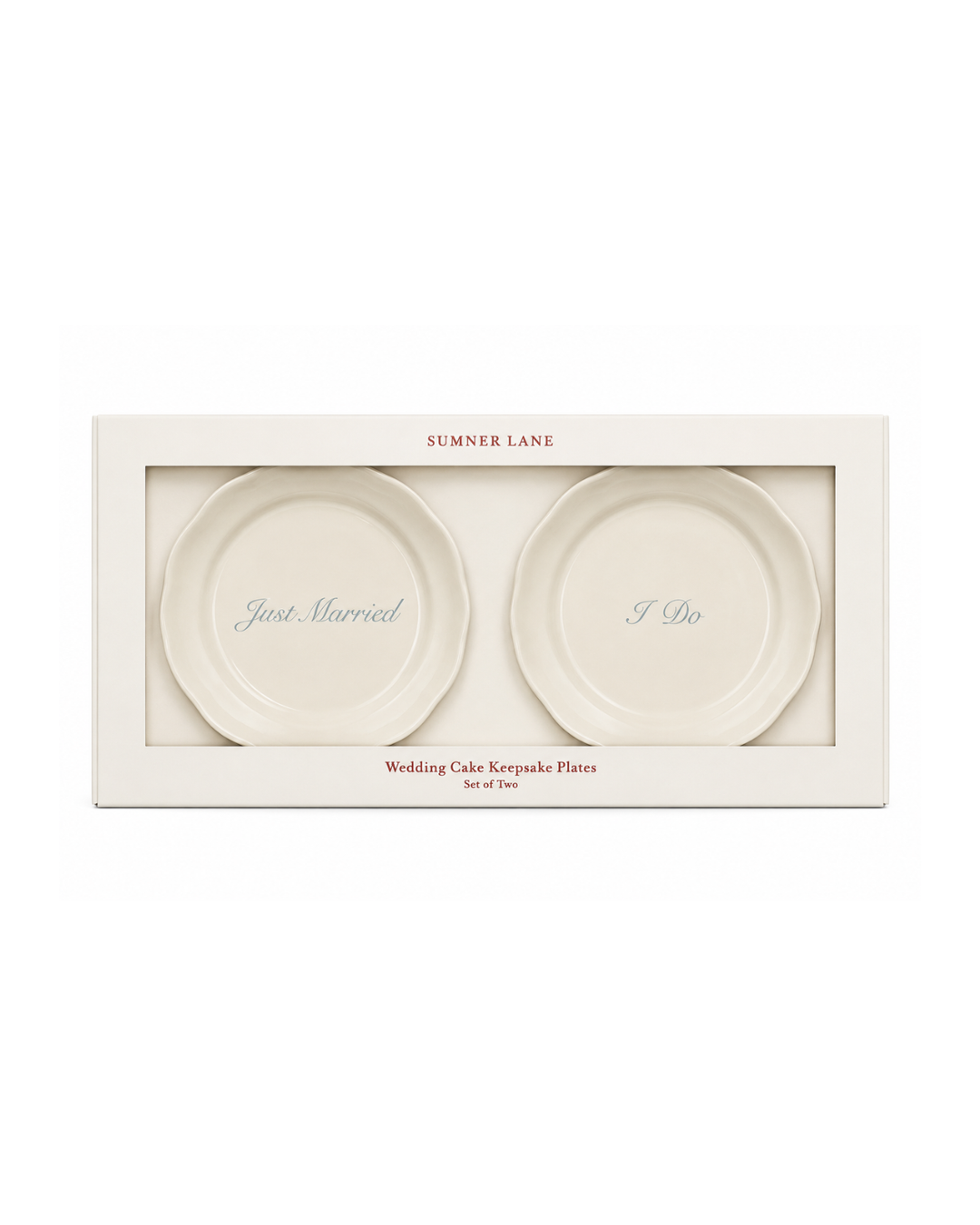 Wedding Cake Keepsake Plates