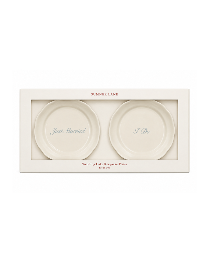 Wedding Cake Keepsake Plates