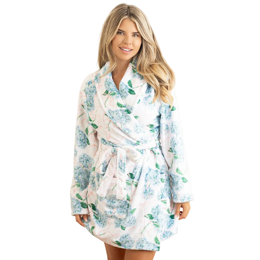 Hydrangea Ribbons Robe