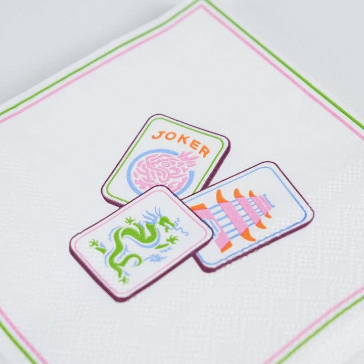 Mahjong Cocktail Napkins