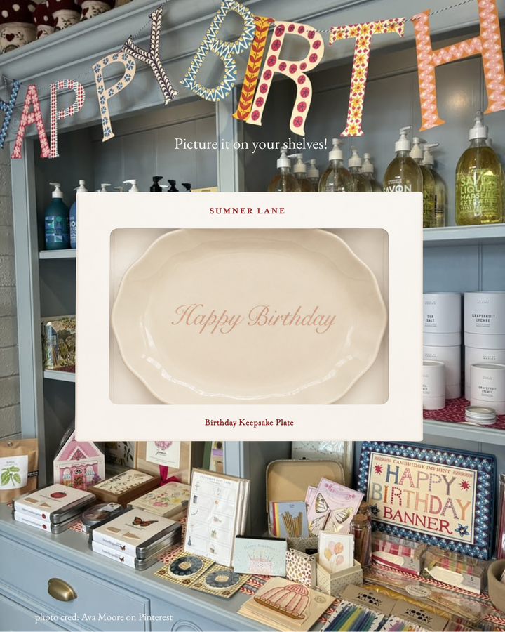 Happy Birthday Keepsake Plate