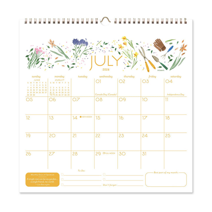 2026 Garden Party Calendar