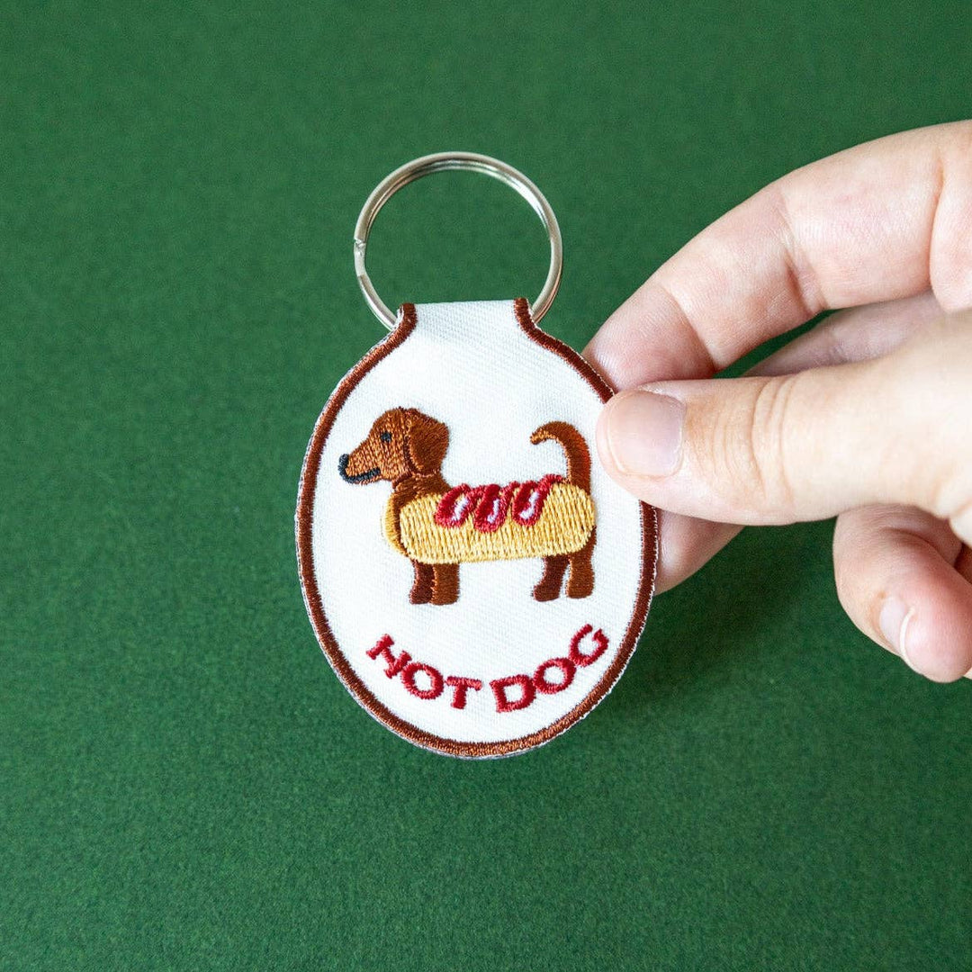 Hot Dog Keychain