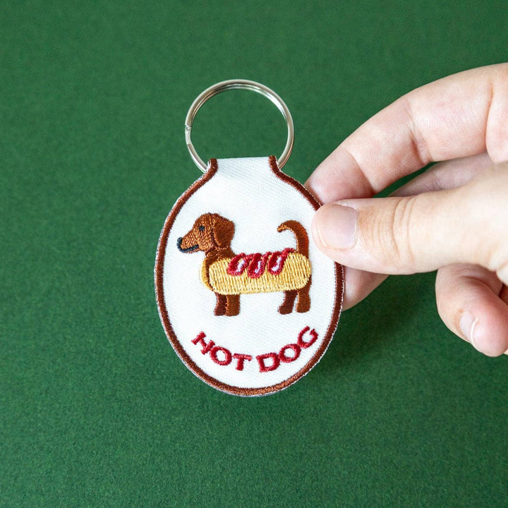 Hot Dog Keychain