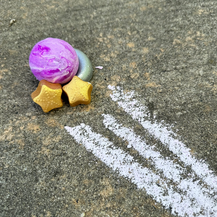 Assorted Mini Galaxy Handmade Sidewalk Chalk