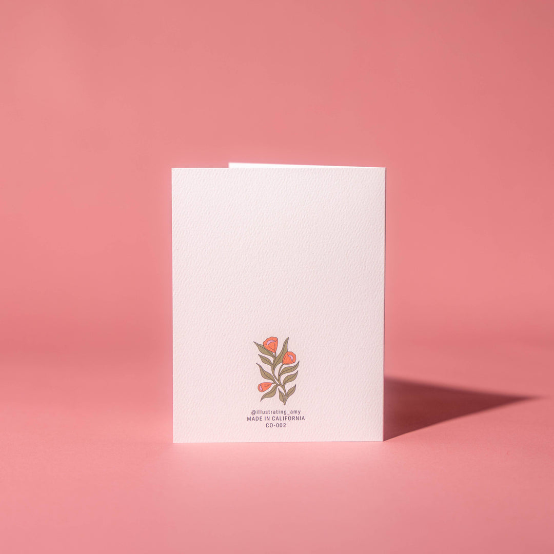 Congrats Colorful Text Card