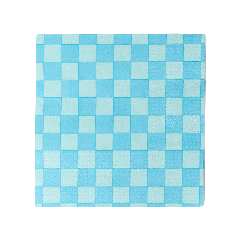 Cherry Crush Checkered Cocktail Napkins