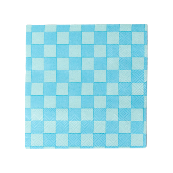 Cherry Crush Checkered Cocktail Napkins