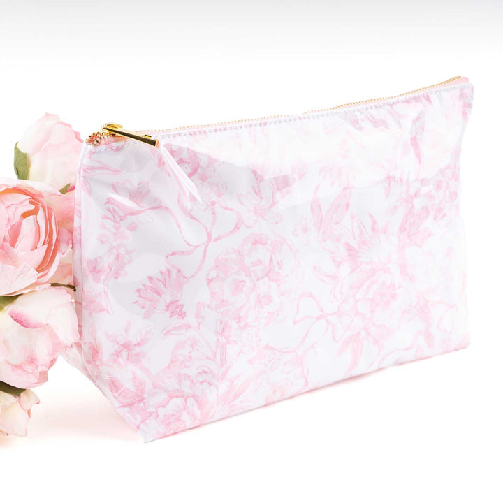 Pink Bow Cosmetic Case