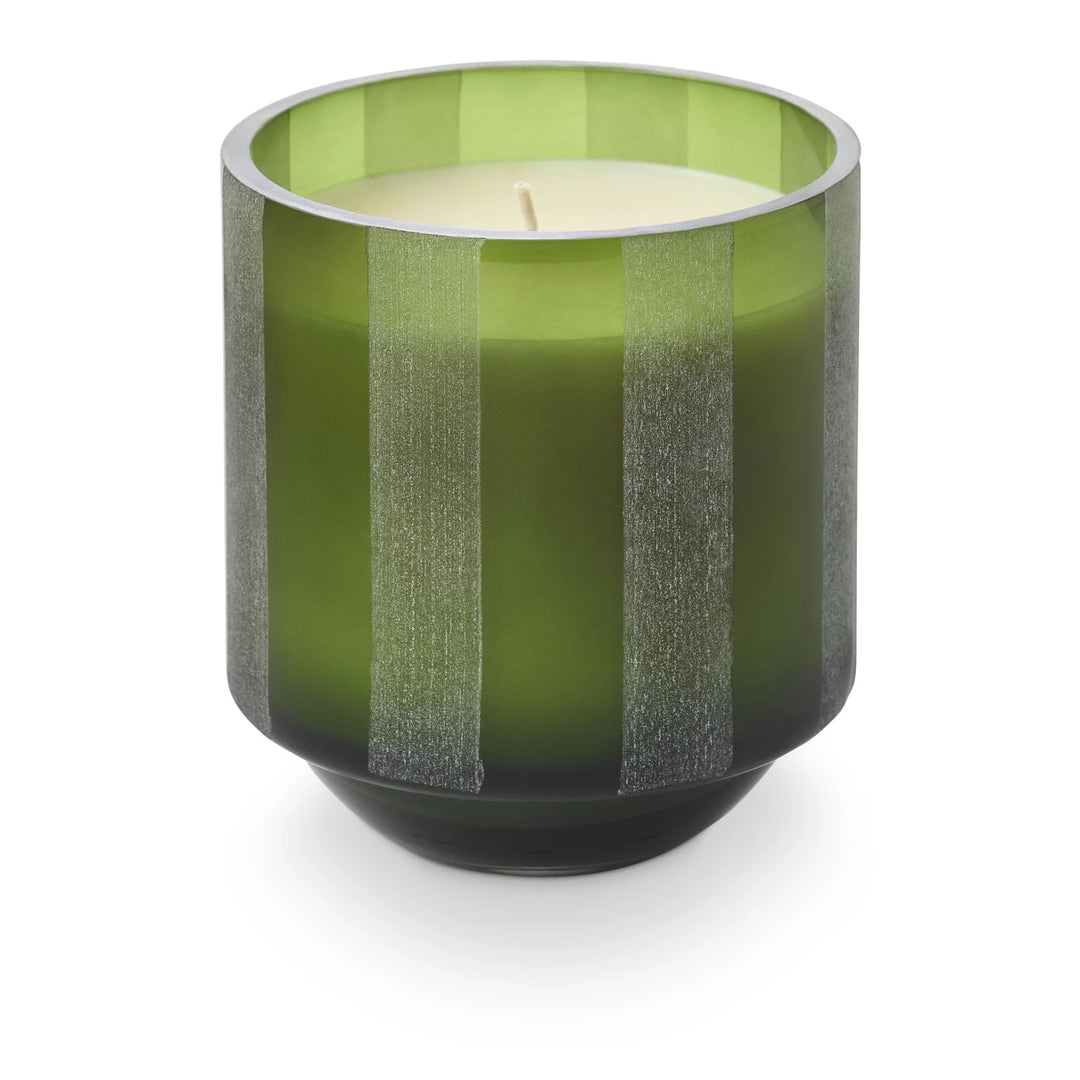 Fresh Balsam Striped Candle