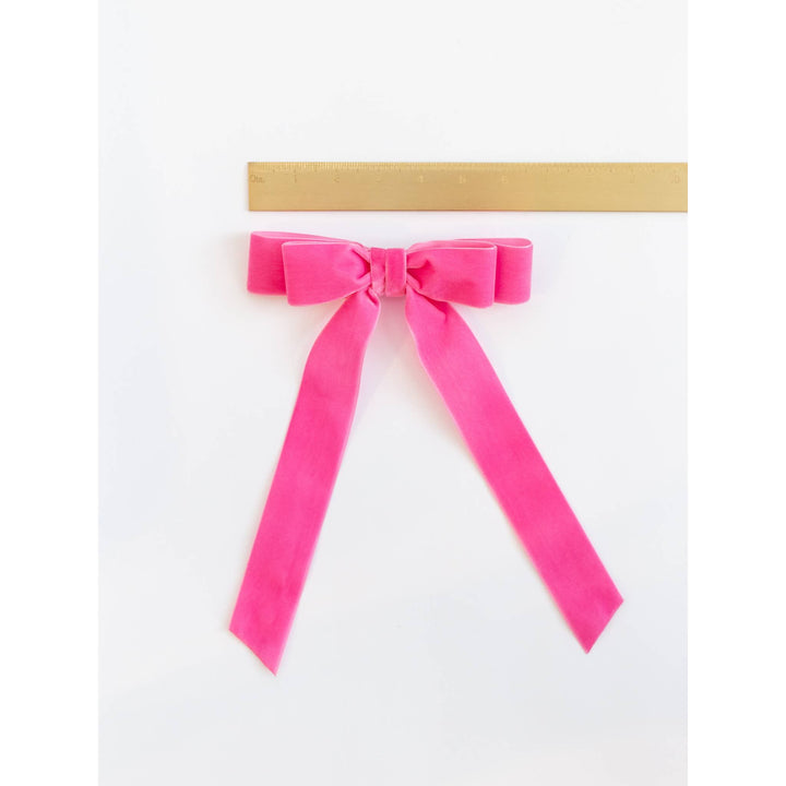 Long Bow Barrette: Red