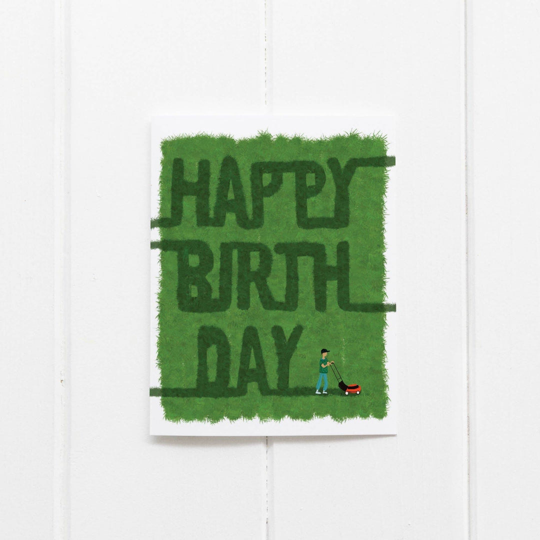 Mower Greeting Card