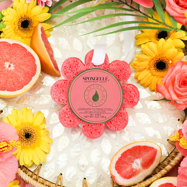 Grapefruit Cassis Wild Flower Soap Sponge
