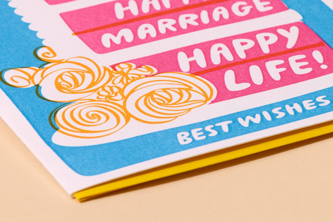 Happy Life Cake Card