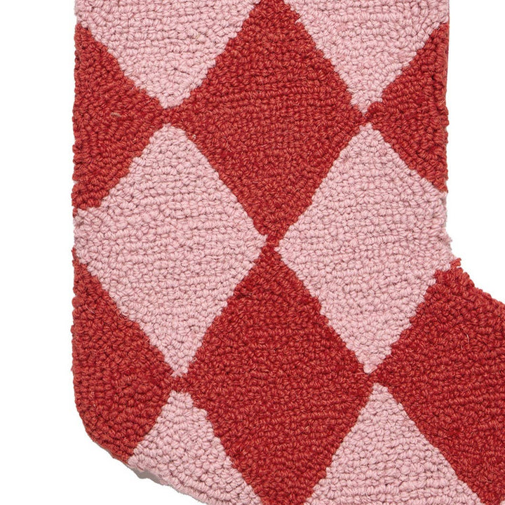 Argyle Red Stocking