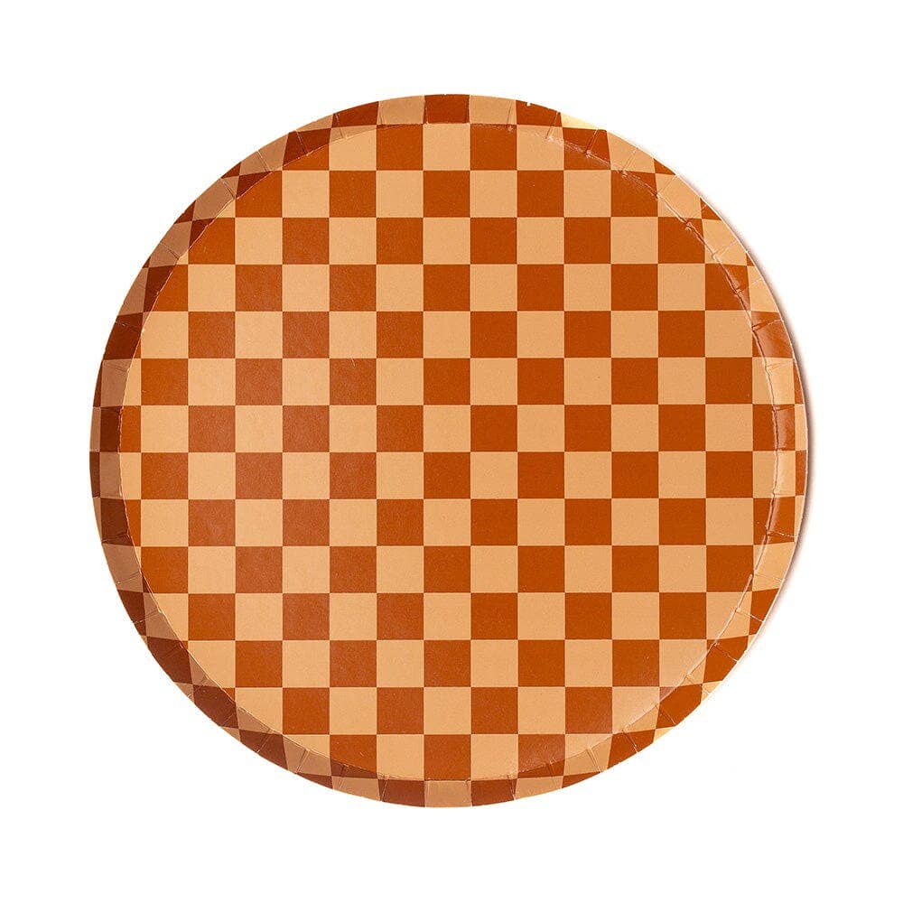 Out of the Blue Checkered Dessert Plates