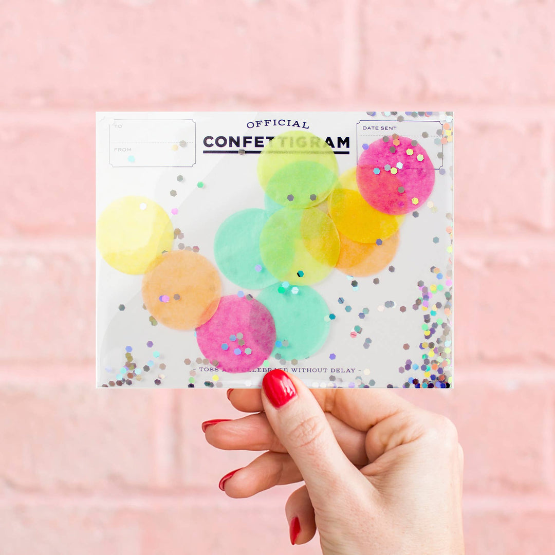 Confettigram Disco Birthday Card