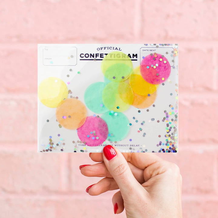 Confettigram Disco Birthday Card