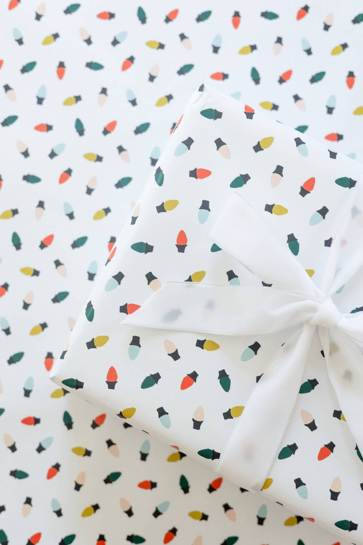 Holiday Lights Wrapping Paper Continuous Roll