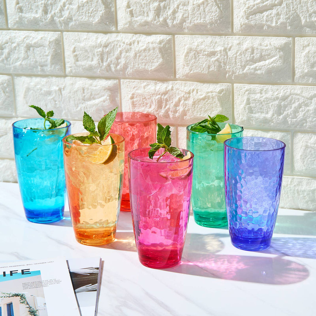 Classic Plastic Reusable Drinking Glasses