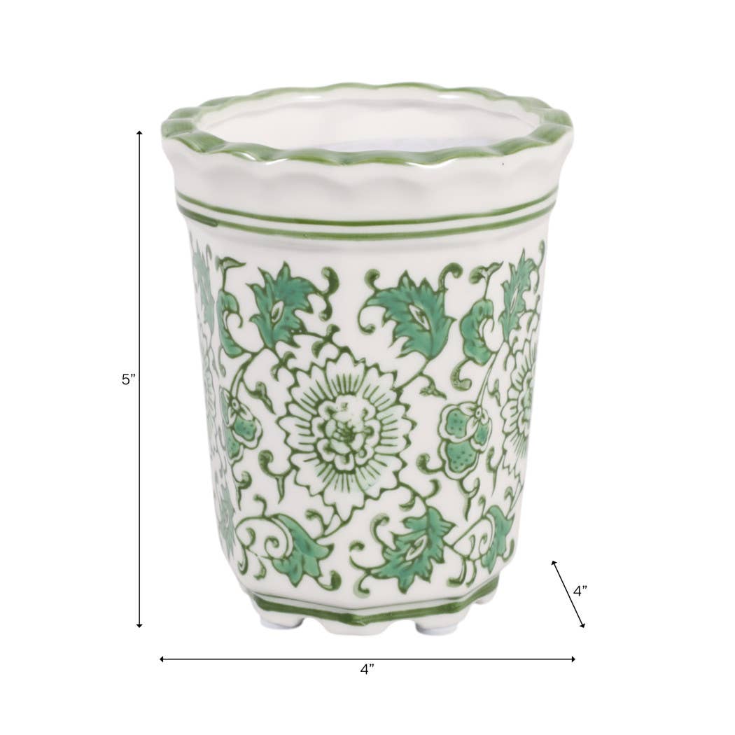 Jasmine Green and White Candle