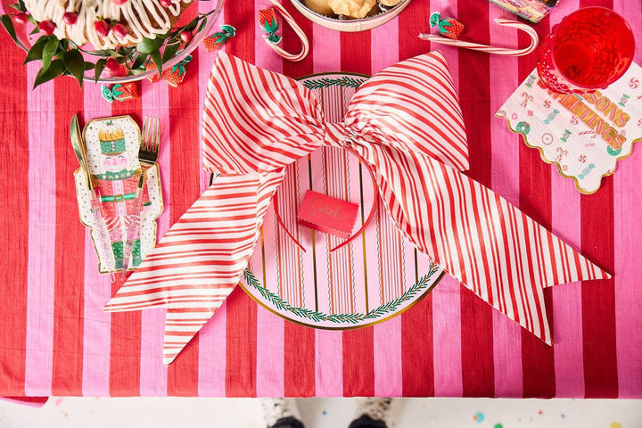 Peppermint Pop Jumbo Bow Headband