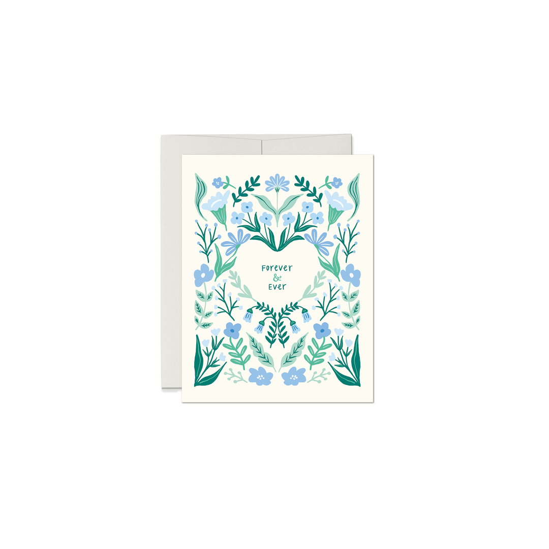 Forever & Ever Wedding Card