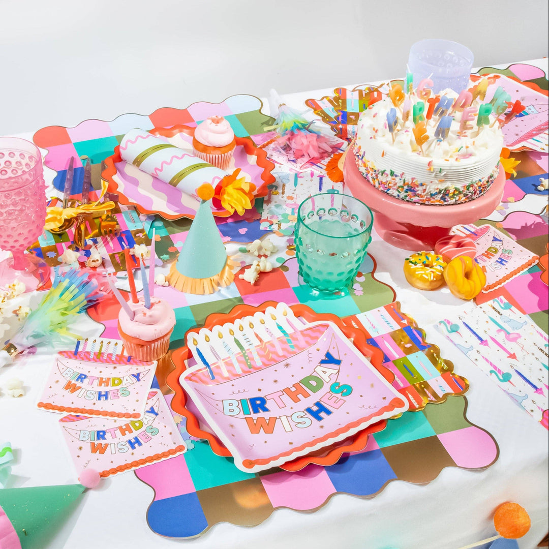 Birthday Wishes Dessert Plates