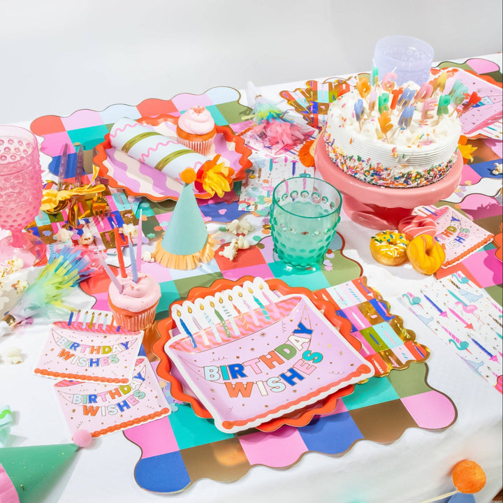 Birthday Wishes Dessert Plates