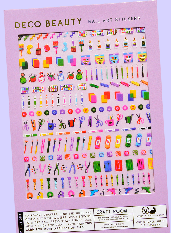 Craft Room Nail Art Stickers